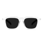 Pack Of 2 Classic Unisex UV400 Protection Sunglasses (White)