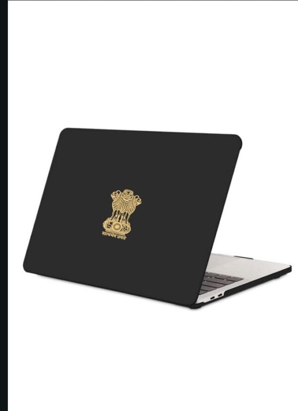 Satyamev Jayate Gold Plated Metal Sticker - Pack of 5 Large For Mobile & Laptop