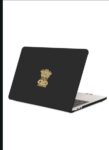 Satyamev Jayate Gold Plated Metal Sticker - Pack of 2 Small & 2 Large For Mobile & Laptop