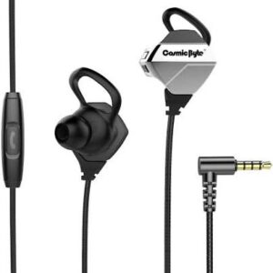 Cosmic byte cosmos graphite wired headset with mic earphones