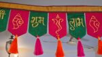 Hand painted Khun Fabric Festive Toran or Bandanwar