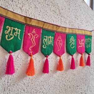 Hand painted Khun Fabric Festive Toran or Bandanwar