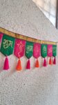 Hand painted Khun Fabric Festive Toran or Bandanwar