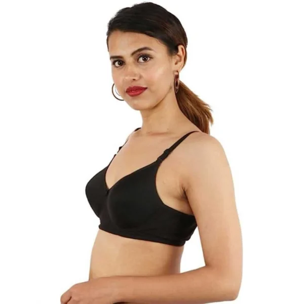 Pack Of_4 Women's Cotton Solid  Lightly Padded Bra (Multicolor)