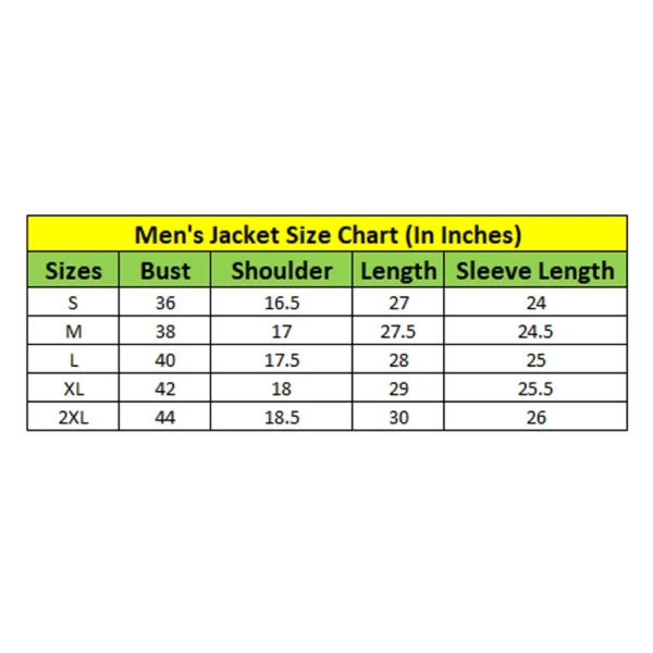 Men's Solid Lycra Blend Full Sleeve Casual Jacket (Yellow)