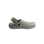 Men's Rubber Solid Lace-Up Slipper (Grey)