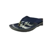 Men's Polyurethane Printed Slip-on Slipper (Blue)