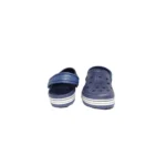 Men's Rubber Solid Lace-Up Slipper (Blue)