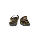 Men's Polyurethane Printed Slip-on Slipper (Brown)