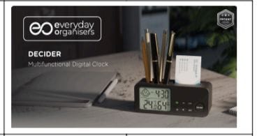 Decider digital clock