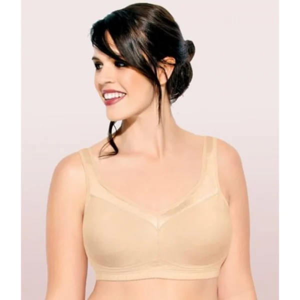 Enamor Women'S Smooth Super Lift Classic Full Support Brassiere (Model: A112, Color: PaleSkin, Material: Cotton)