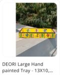 DEORI LARGE HAND PAINTAED TRAY