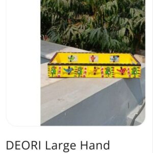 DEORI LARGE HAND PAINTAED TRAY