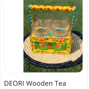 DEORI WOODEN TEA SERVEWARE